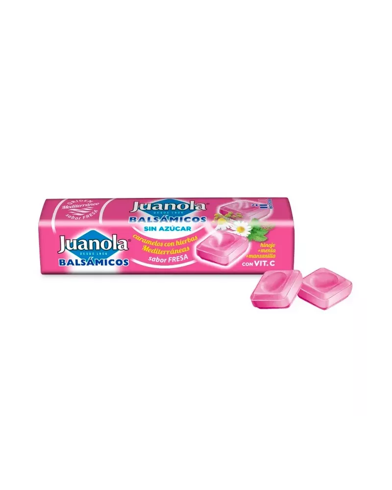 Juanola Bonbons à la Vitamine C à la Fraise 30g