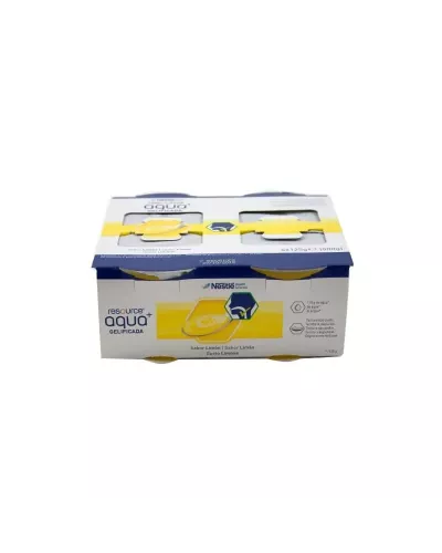 Meritene Nestlé Resource Agua Gelificada Sabor Limón 4x 125g