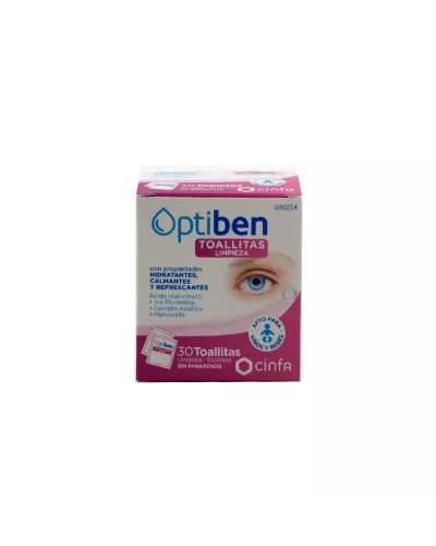 Optiben Toallitas Oculares 30uds