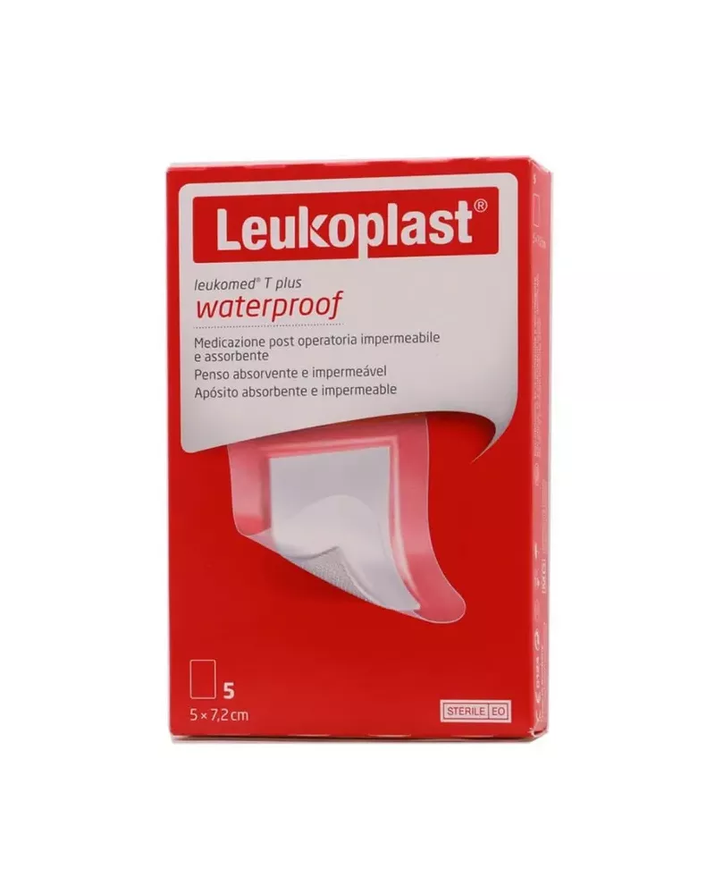Bsn Medical Leukoplast T Plus Dressings 5x7,2cm 5 Units