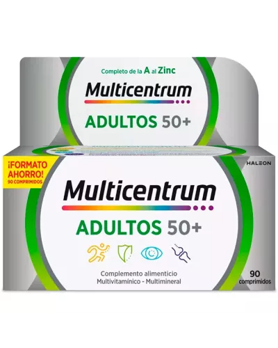 Multicentrum Adultos 50+ 90 Comprimidos