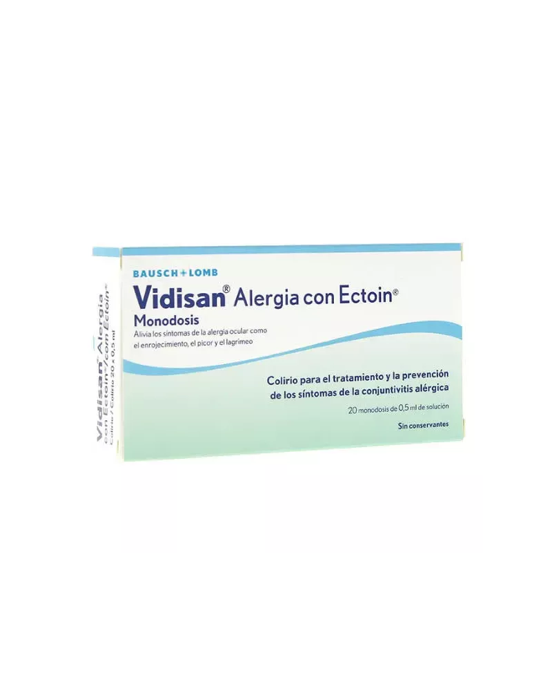 Vidisan Collyre Pour L'Allergie Monodose 20 x 0.5ml