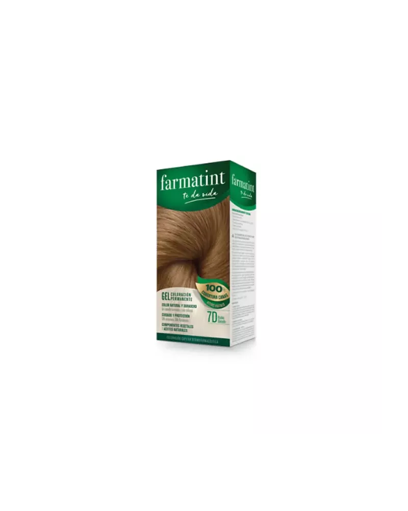Farmatint Gel Coloración Permanente 7D Rubio Oscuro 150ml