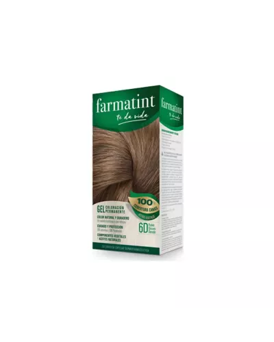 Farmatint Gel Coloración Permanente 6D Rubio Oscuro Dorado 150ml