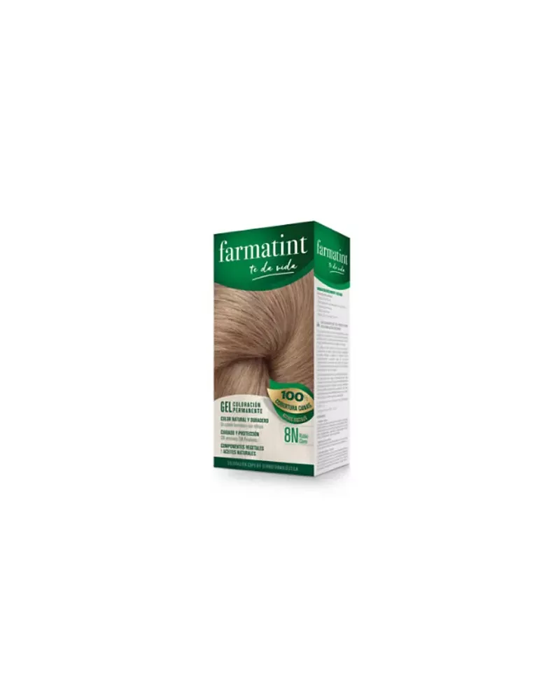 Farmatint Gel Coloración Permanente 8N Rubio Claro 150ml
