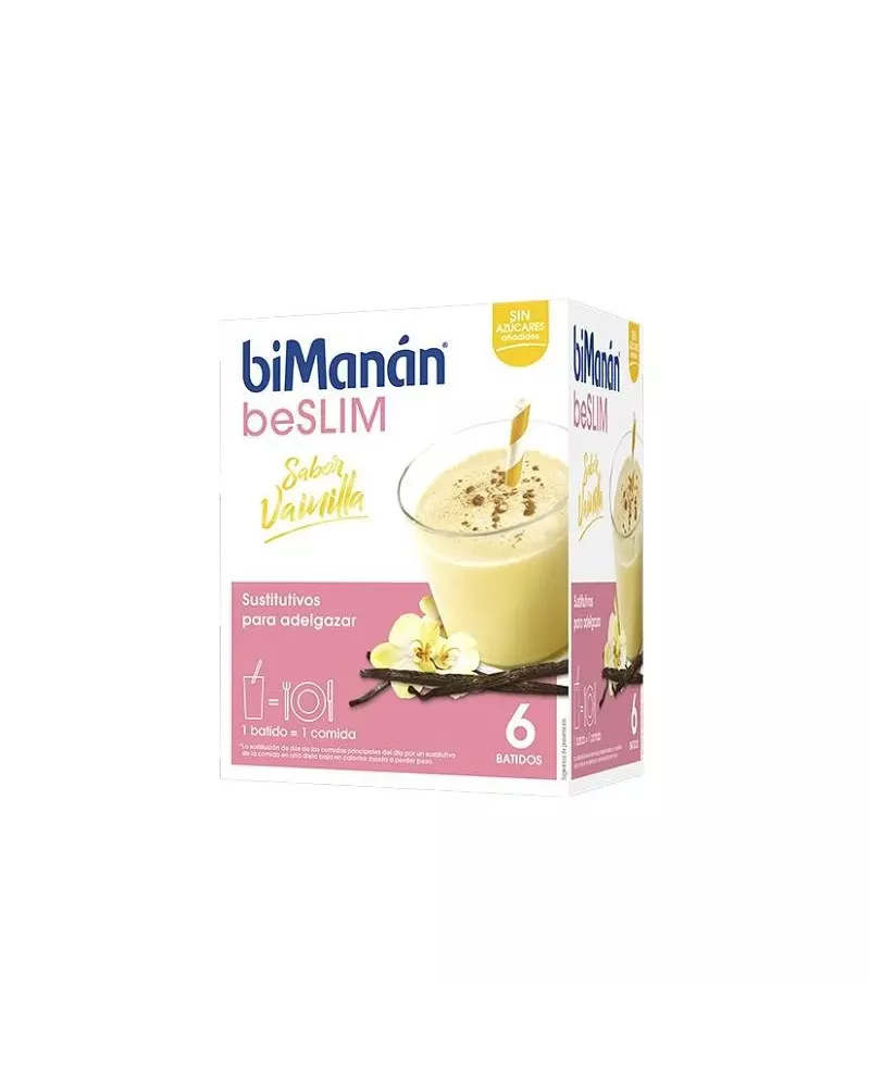 Bimanán Beslim Batido Vainilla 6 Sobres