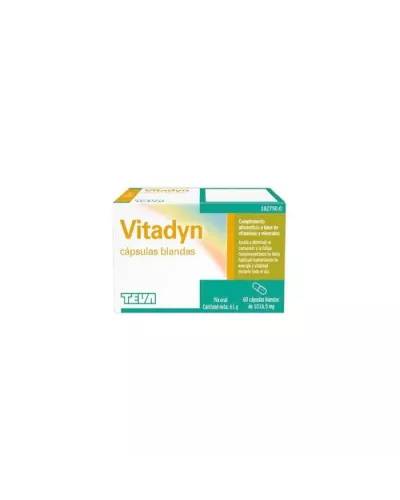 Teva Vitadyn 60 Cápsulas Blandas