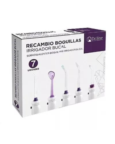 Dr. Line Dr Line Recharges De Boquillas De Irrigador Bucal 7 Unidades Clarben