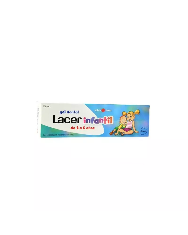 Lacer Child Gel Dentaire Enfant Fraise 75ml