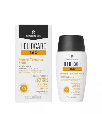 Heliocare 360º Mineral Tolerance Fluid Spf50 50ml