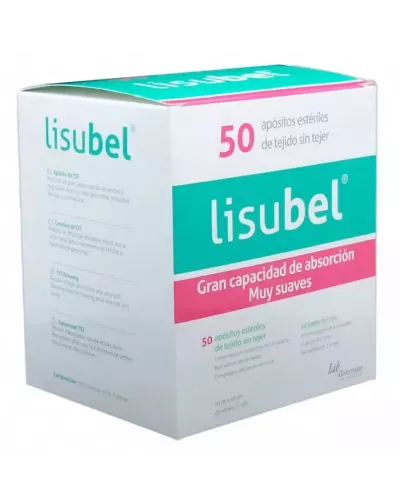 Lisubel 50 sparadraps en tissu stérile 10x10