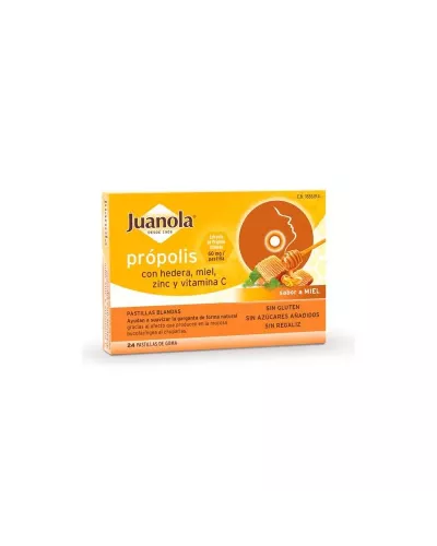 Juanola Própolis Hedera Sabor Miel 24 Pastillas