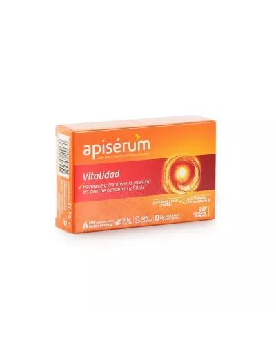 Apisérum Vitalidad Jalea Real 30 Cápsulas