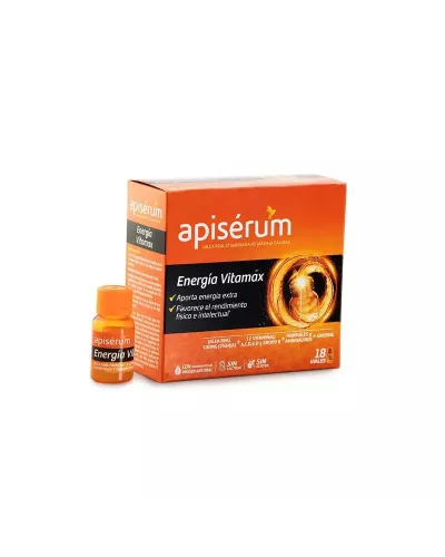 Apisérum Apiserum Energia Vitamax 18 Flacons