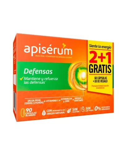 Apisérum Defenses Pack 3 months 90 capsules