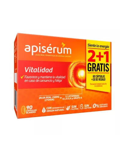 Apiserum Vitaminado 3 X 30 Capsulas