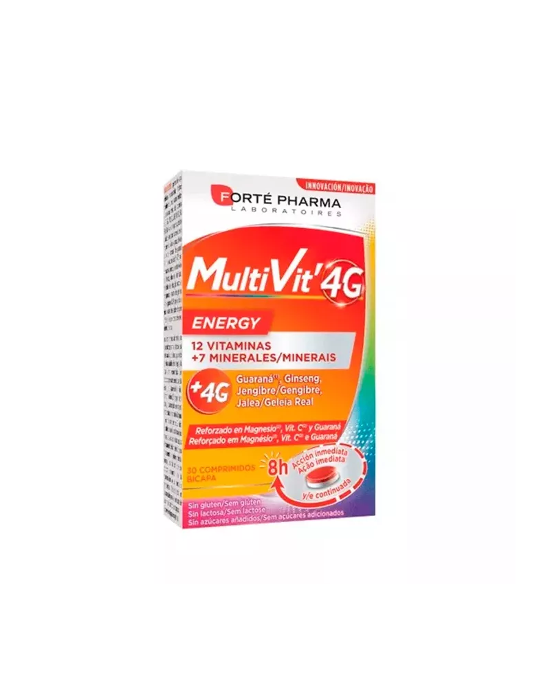 Forté Pharma Multivit 4G Energy 30 Comprimidos