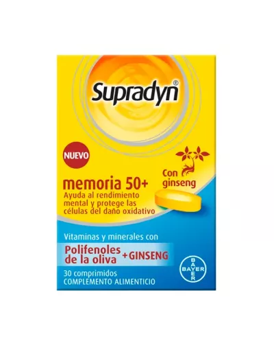 Supradyn Memory 50+ 30 Tablets