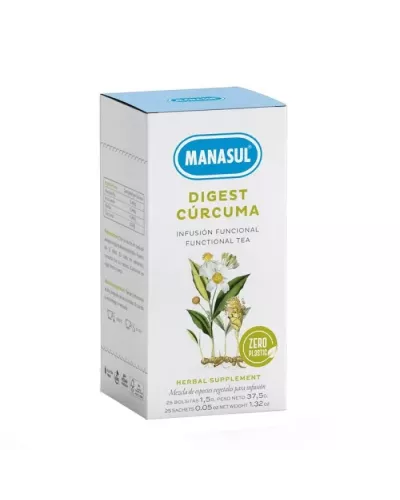 Manasul Digest Curcuma 25 Sachets 37,5g