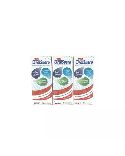 Bioral Trioralsuero Fresa Pack 3 Brick X 200ml