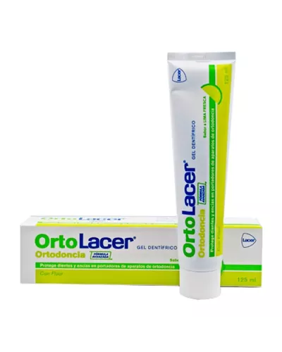 Gel dentifrice Ortolacer arôme citron vert frais 125 ml