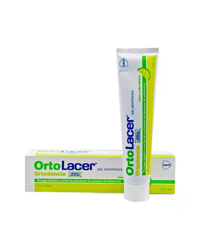 Ortolacer Gel Dentífrico Sabor Lima Fresca 125 ml