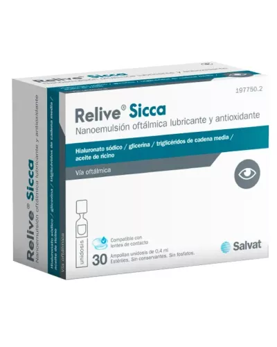 Relive Sicca 30 Ampollas