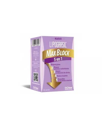 Lipograsil Max Block 5 en 1 120 Capsules
