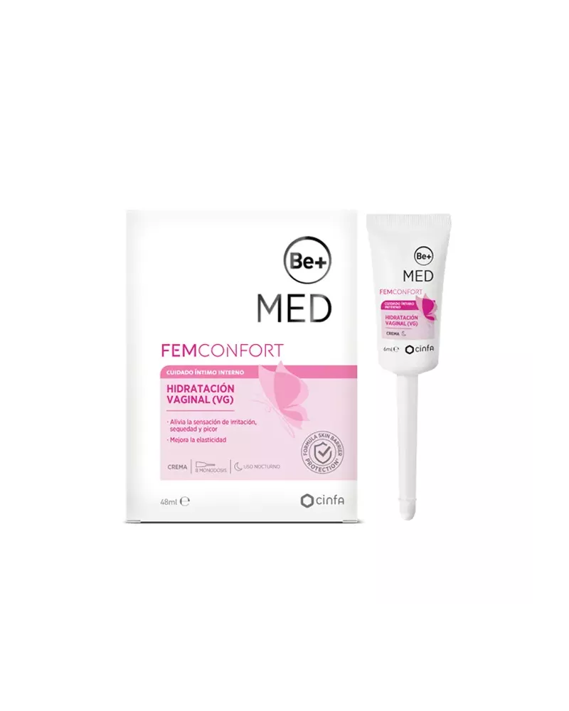 Be+ Internal Vaginal Moisturising Cream 8x6ml