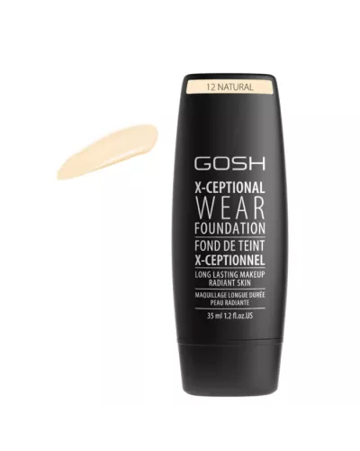 Gosh X-Ceptional Wear Foundation Long Lasting Makeup 12 Natural 35ml