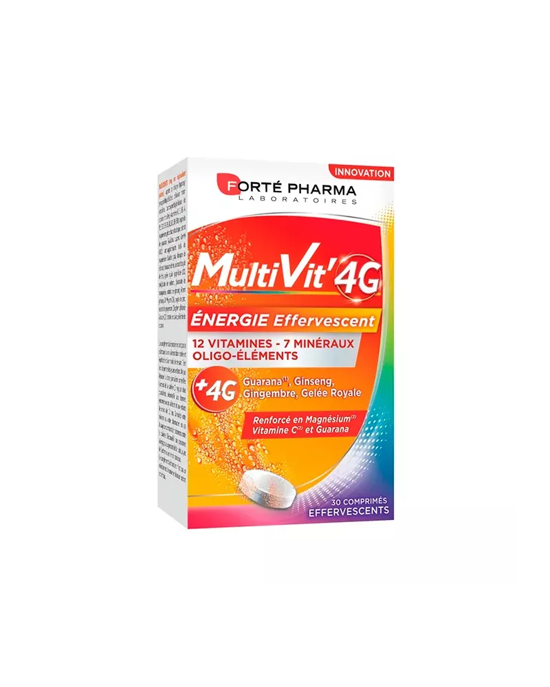 Forté Pharma Multivit 4g Energy 30 Comprimidos Efervescentes