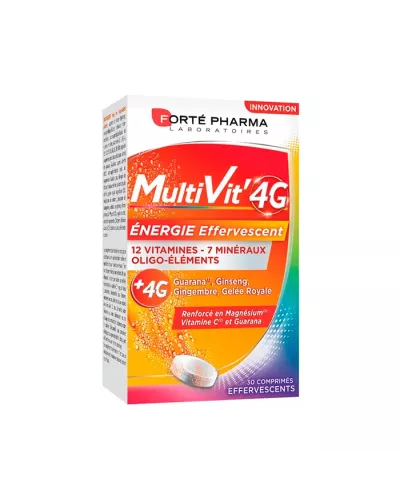 Forté Pharma Multivit 4g Energy 30 Comprimidos Efervescentes