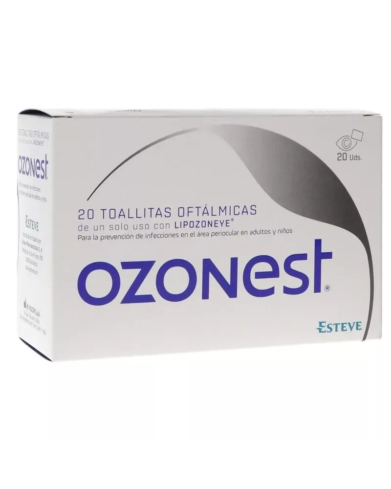Esteve Ozonest Lingettes Ophtalmiques 20 Unités