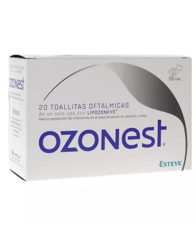 Esteve Ozonest Lingettes Ophtalmiques 20 Unités