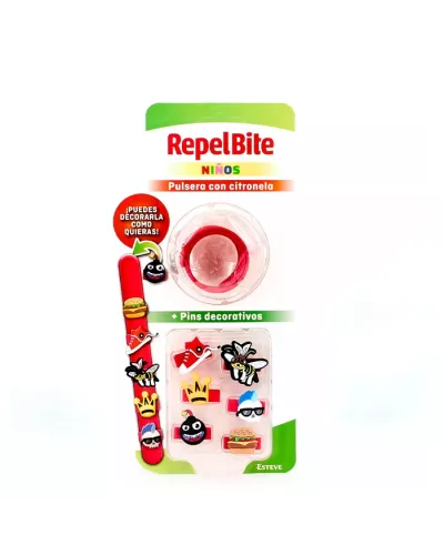 Repel Bite Bracelet pour Enfants + Épingles Décoratives