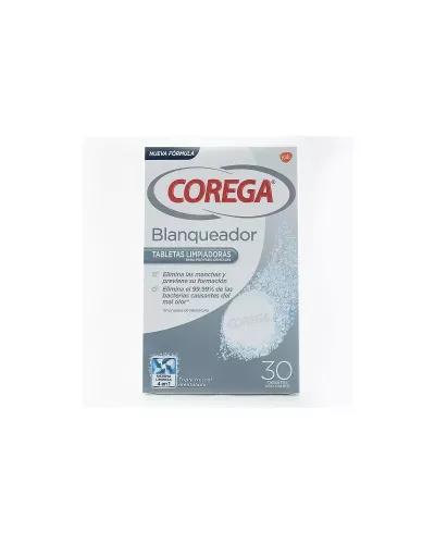 Gsk Corega Blanqueador Tabletas Limpiadoras 30uds