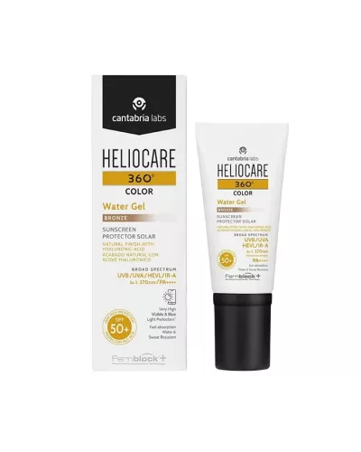 Gel de Agua Heliocare 360º Color Bronce SPF50+ 50ml