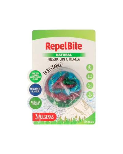 Repel Bite Natura Pulsera Mosquitos Niños