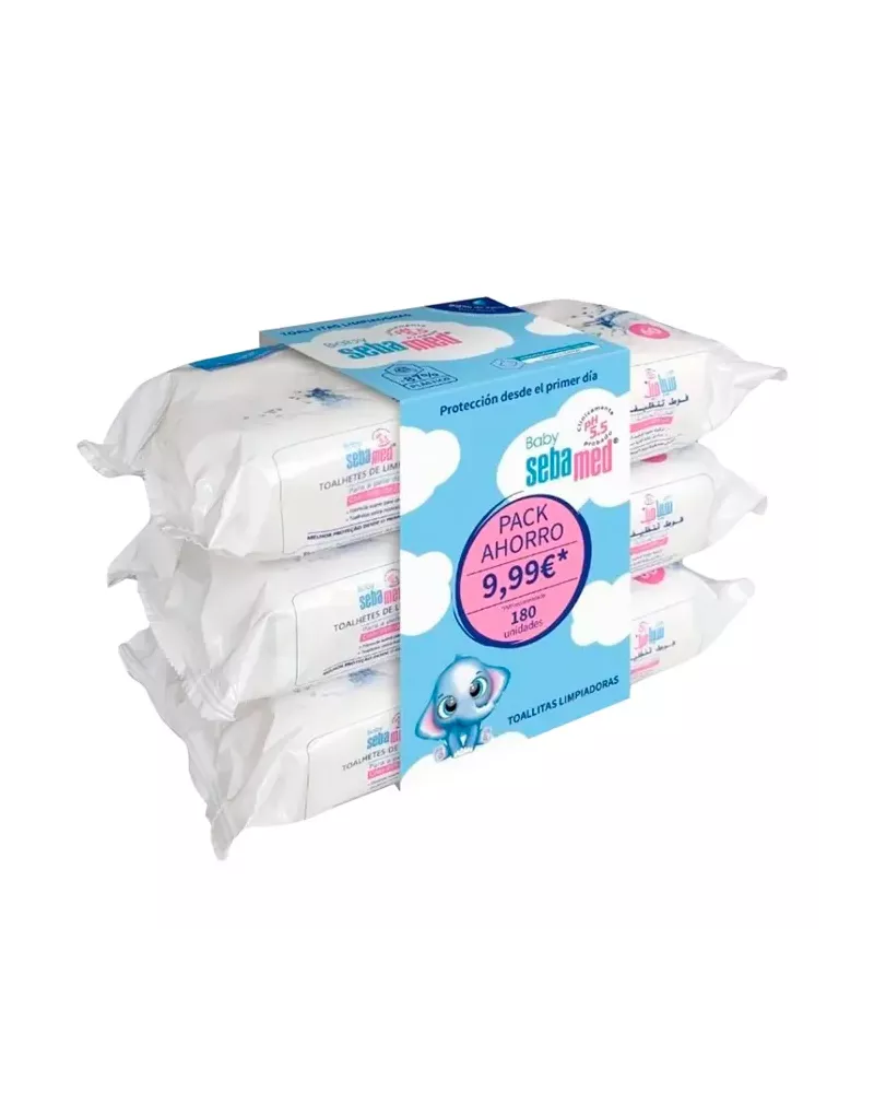 Sebamed Baby Cleansing Wipes batch 3 x 60