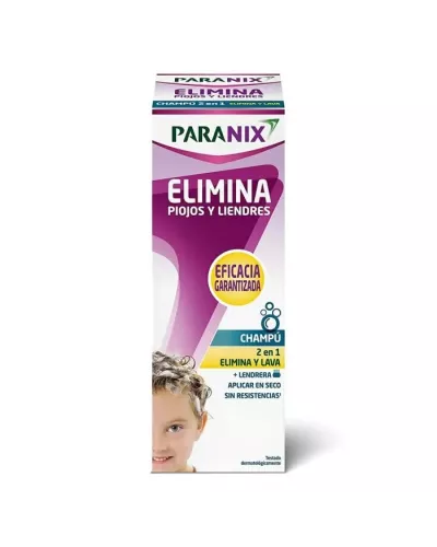 Paranix Shampooing Éliminateur De Poux Et Lentes + Peigne À Poux