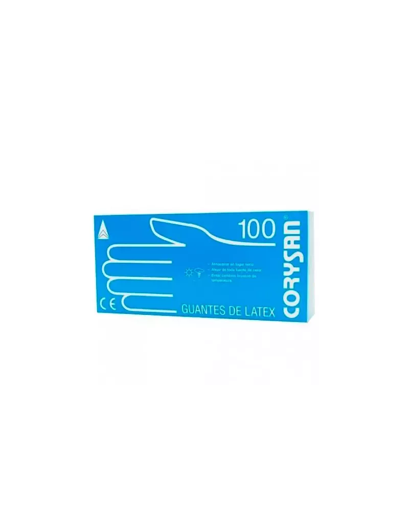 Corysan Guantes De Látex Talla Mediana 100 Unidades