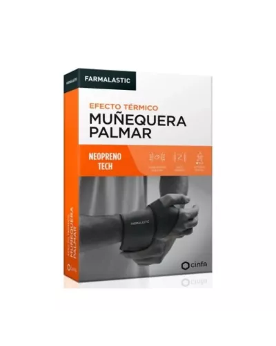 Farmalastic Muñequera Metacarpiana Neopreno Médico Talla Única