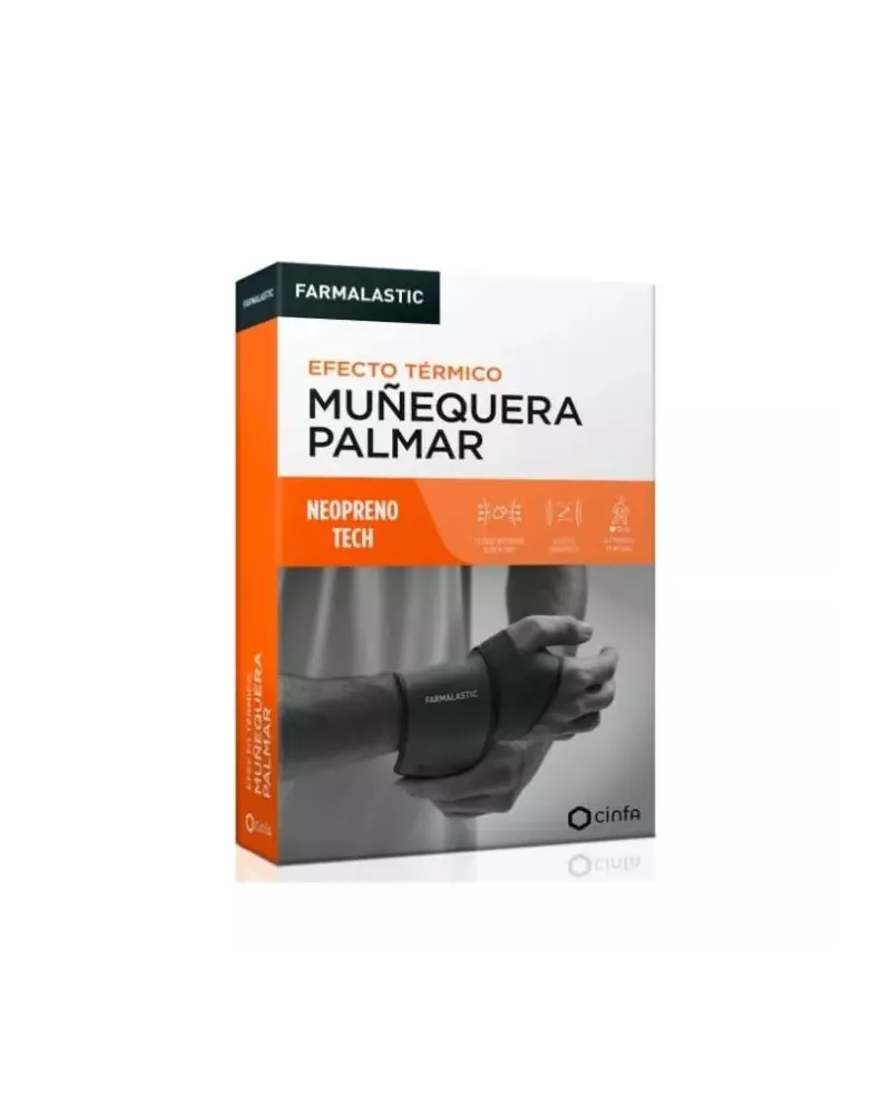 Farmalastic Muñequera Metacarpiana Neopreno Médico Talla Única