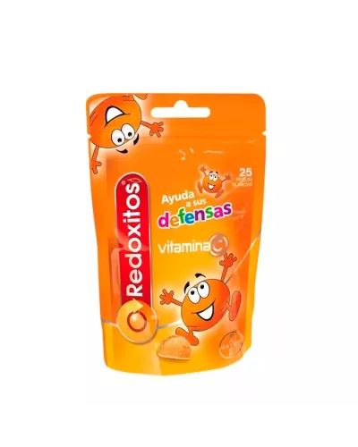 Redoxon Redoxitos Vitamina C 25 Perlas Blandas Naranja