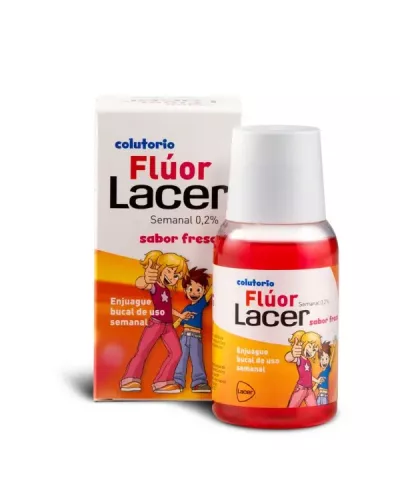 Lacer Colutorio Infantil Flúor Fresa 0,2 100ml