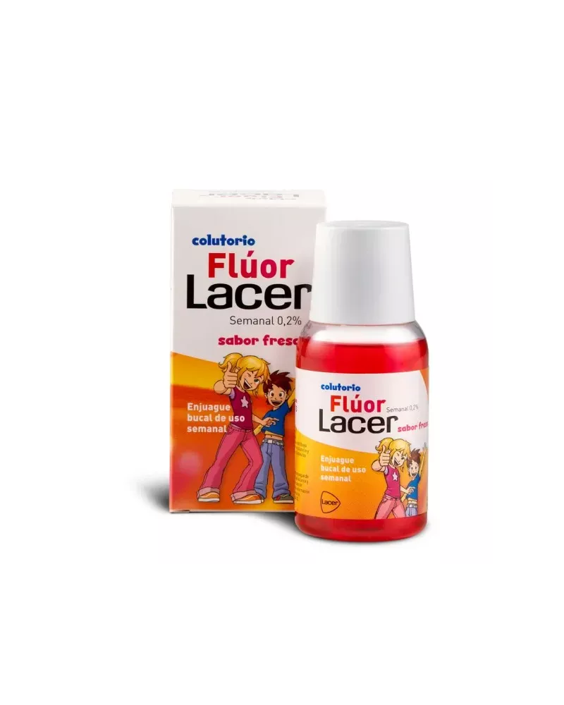 Lacer Colutorio Infantil Flúor Fresa 0,2 100ml