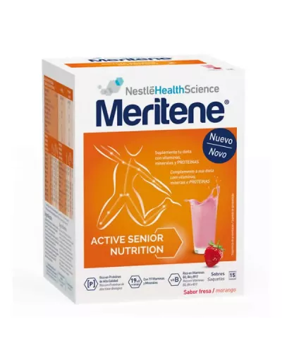 Meritene Active Senior Nutrition Batido Sabor Fresa 15 Sobres