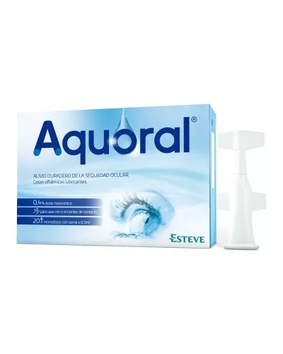 Esteve Aquoral Gouttes Ophtalmiques 20 X 0,5ml