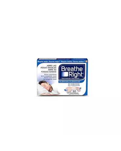 Breathe Right Bandes Nasales Petite Taille 30 Unités