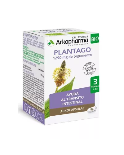 Arkopharma Arkocapsulas Plantago 84 Capsulas